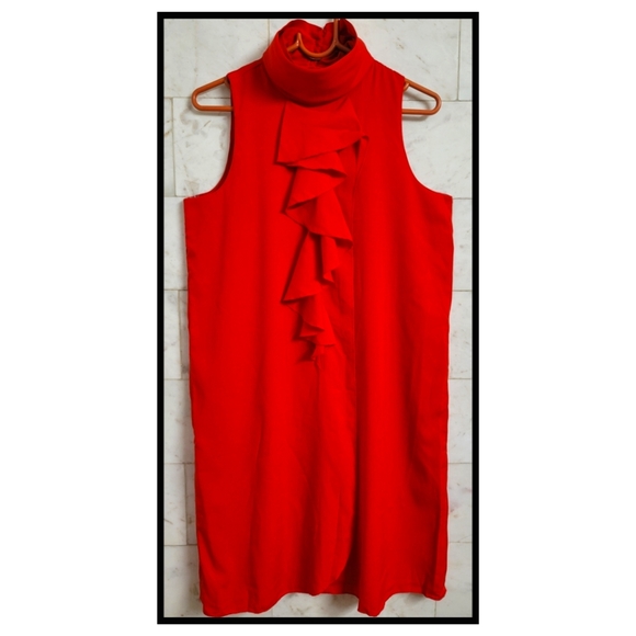 Vero Moda Dresses & Skirts - 🌷Vero Moda Red Ruffled Dress🌷